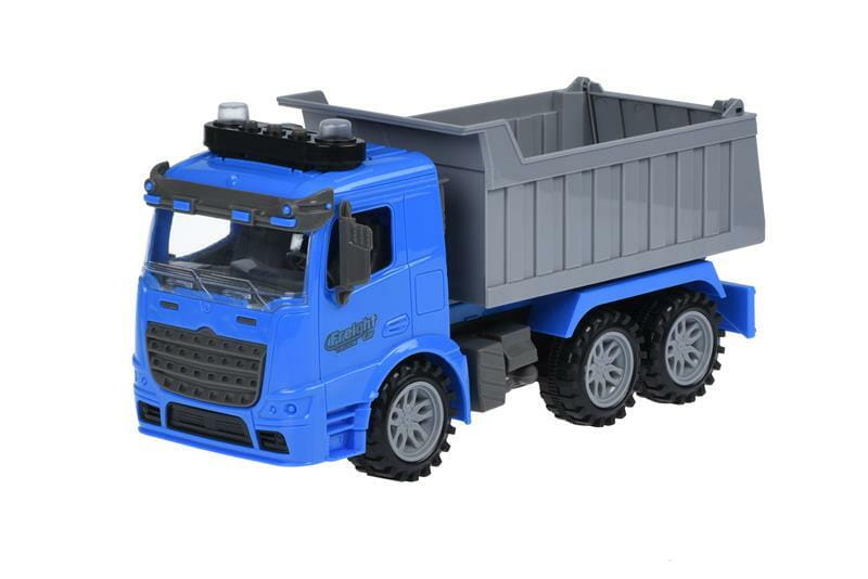 Машинка Same Toy Truck Самосвал синий со светом и звуком (98-611AUt-2)