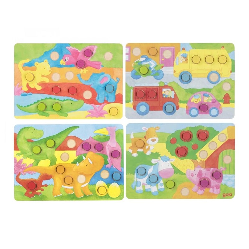 Настольная игра Goki Лото Разноцветный мир II (56813G)