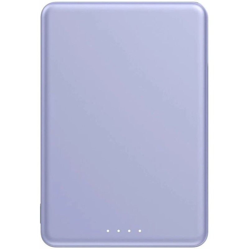 Универсальная мобильная батарея Xiaomi 5000mAh 15W Super Slim Magnetic&Wireless Purple (BHR08PNGL)