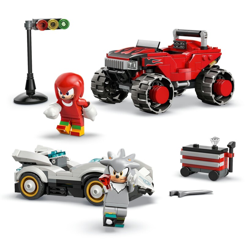Конструктор LEGO Sonic Автомобиль Сильвера vs. монстр Наклза (77118)