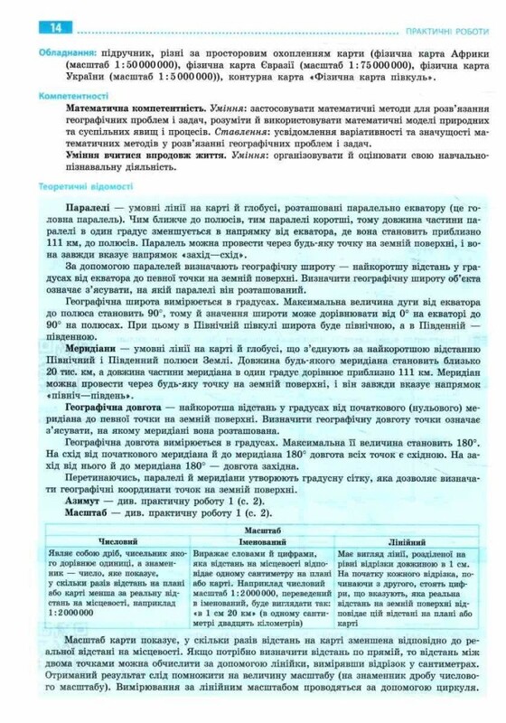 Географія 11 клас. Зошит для практичних робіт