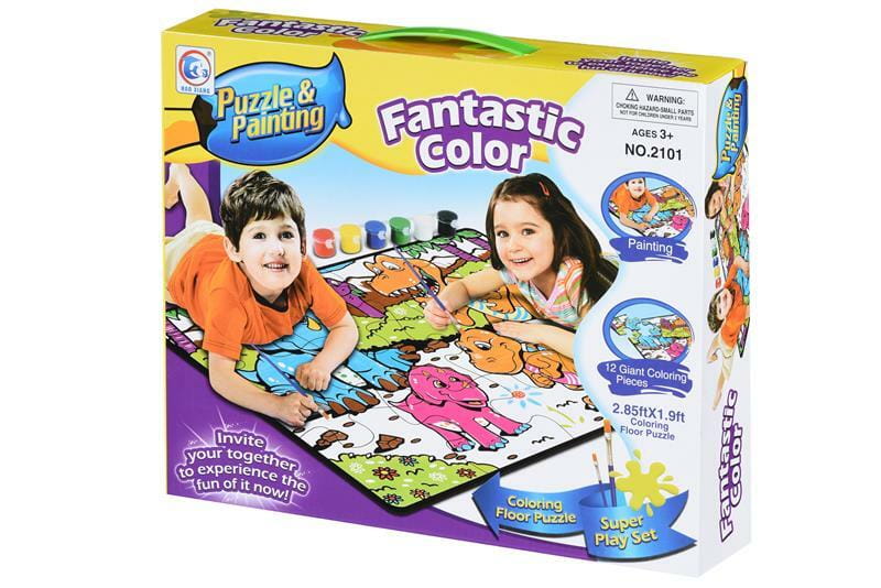 Пазл-раскраска Same Toy Динозавры (2101Ut)