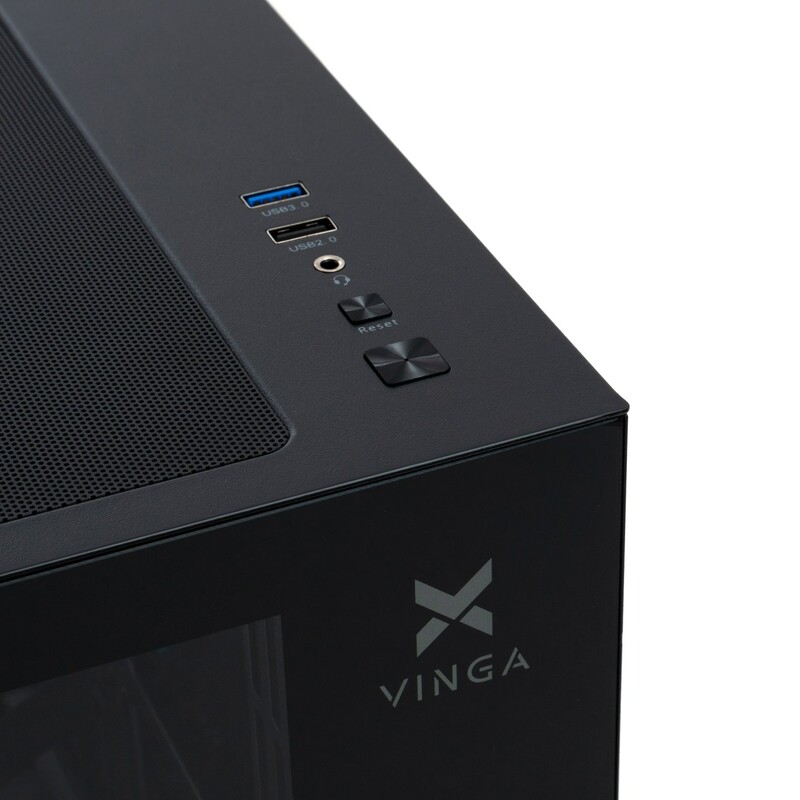 Корпус Vinga Bulldog Black без БП