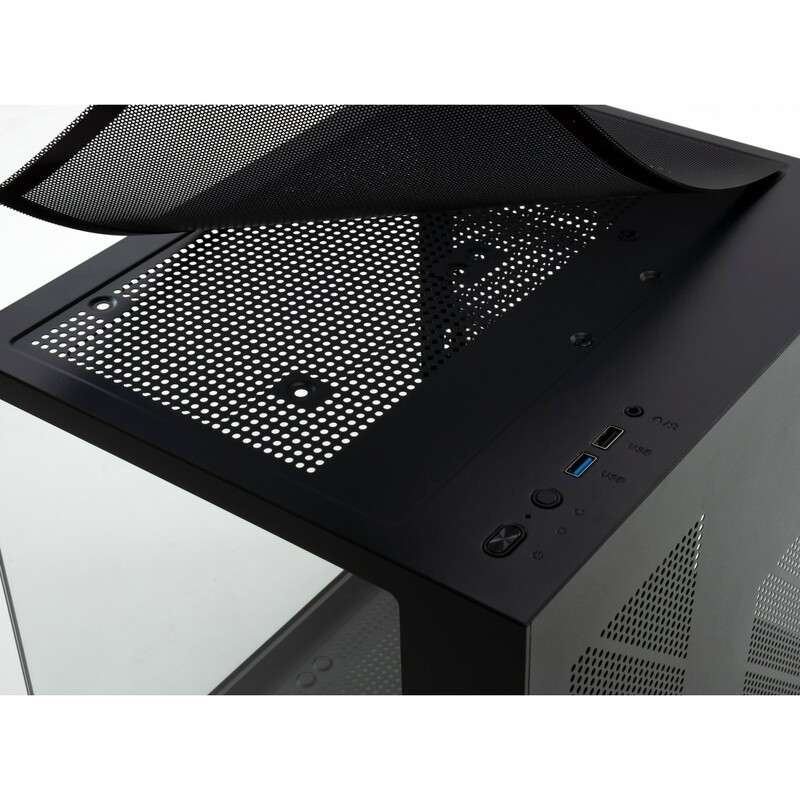 Корпус Vinga Heritage Black без БП