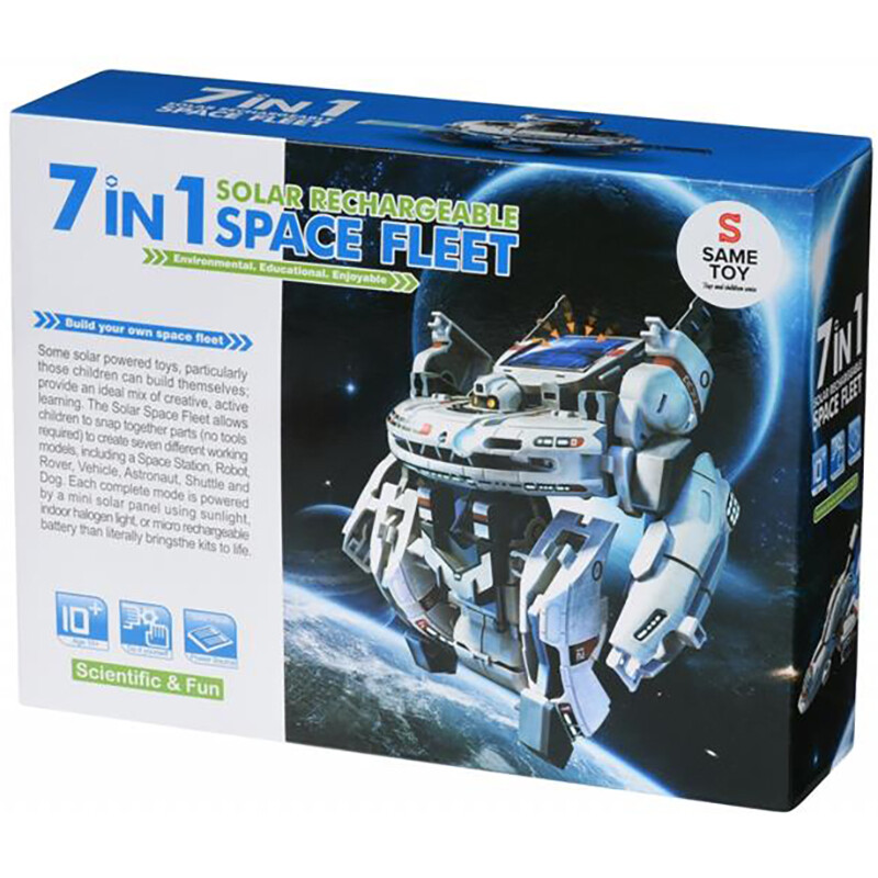 Робот-конструктор Same Toy Космический флот 7 в 1 на сонячній батареї (2117UT)