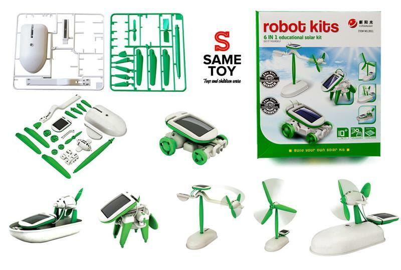 Робот-конструктор Same Toy Солнцебот 6 в 1 на солнечной батарее (2011UT)
