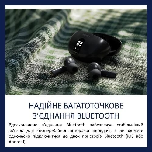 Bluetooth-гарнітура TWS Philips TAT2520 Black