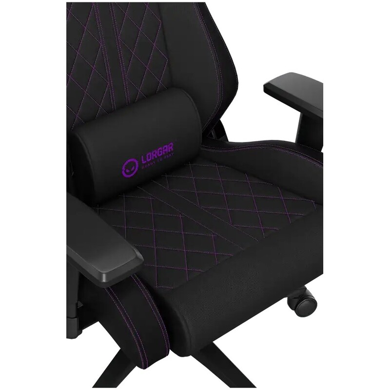 Крісло для геймерів Lorgar Pro CHA41 Black/Purple (LRG-CHA41-BK-PR)