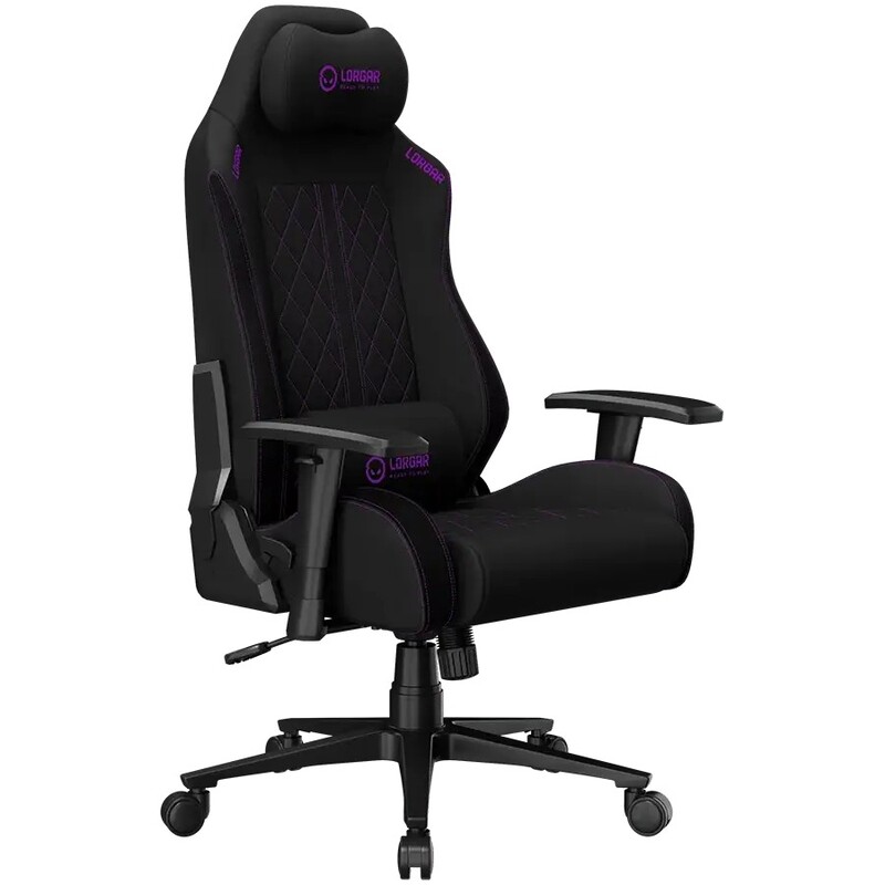 Крісло для геймерів Lorgar Pro CHA41 Black/Purple (LRG-CHA41-BK-PR)