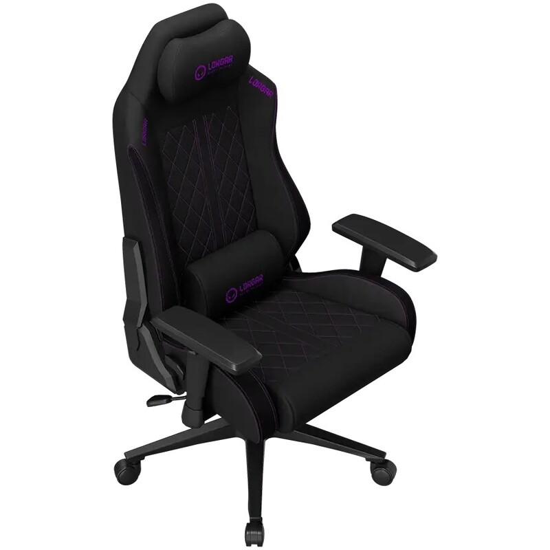 Крісло для геймерів Lorgar Pro CHA41 Black/Purple (LRG-CHA41-BK-PR)