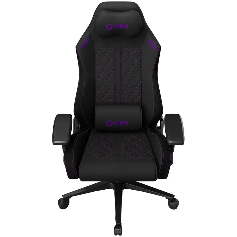 Крісло для геймерів Lorgar Pro CHA41 Black/Purple (LRG-CHA41-BK-PR)
