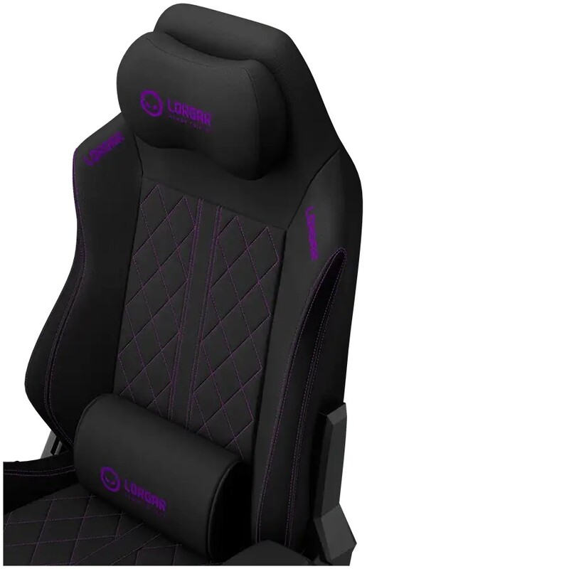 Крісло для геймерів Lorgar Pro CHA41 Black/Purple (LRG-CHA41-BK-PR)
