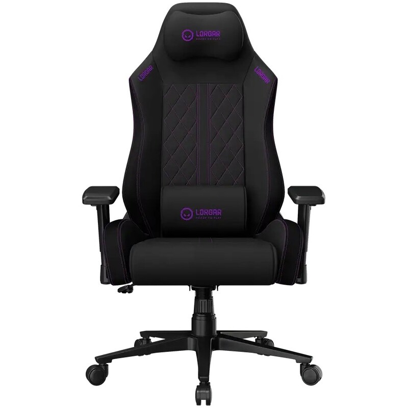 Крісло для геймерів Lorgar Pro CHA41 Black/Purple (LRG-CHA41-BK-PR)
