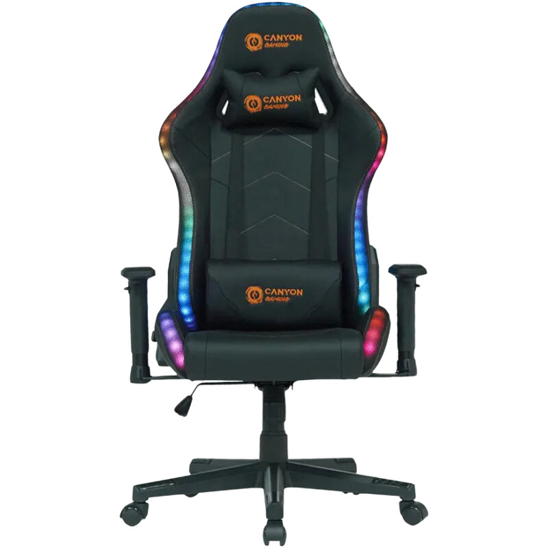 Крісло для геймерів Canyon Irida RGBCH03 RGB Black (CNS-RGBCH03)