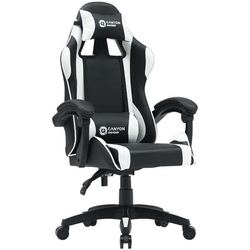 Крісло для геймерів Canyon Core SGCH2 Black/White (CNE-SGCH2W)