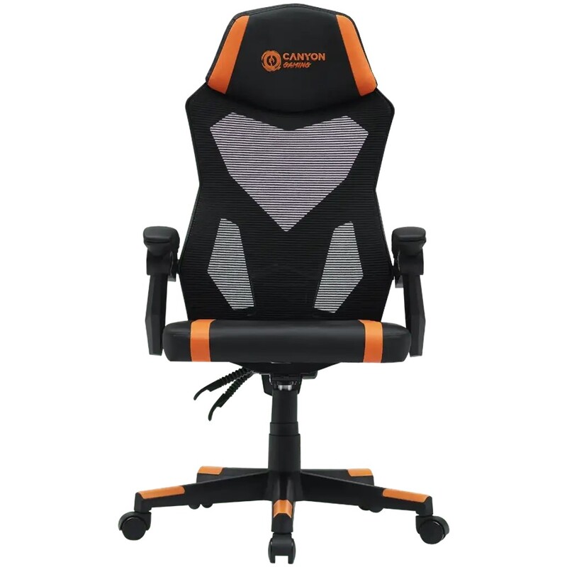 Кресло для геймеров Canyon Flow MCH01 Mesh Black/Red (CNE-MCH01R)