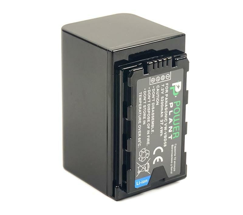 Аккумулятор PowerPlant Panasonic VW-VBD58 5200mAh (CB970087)