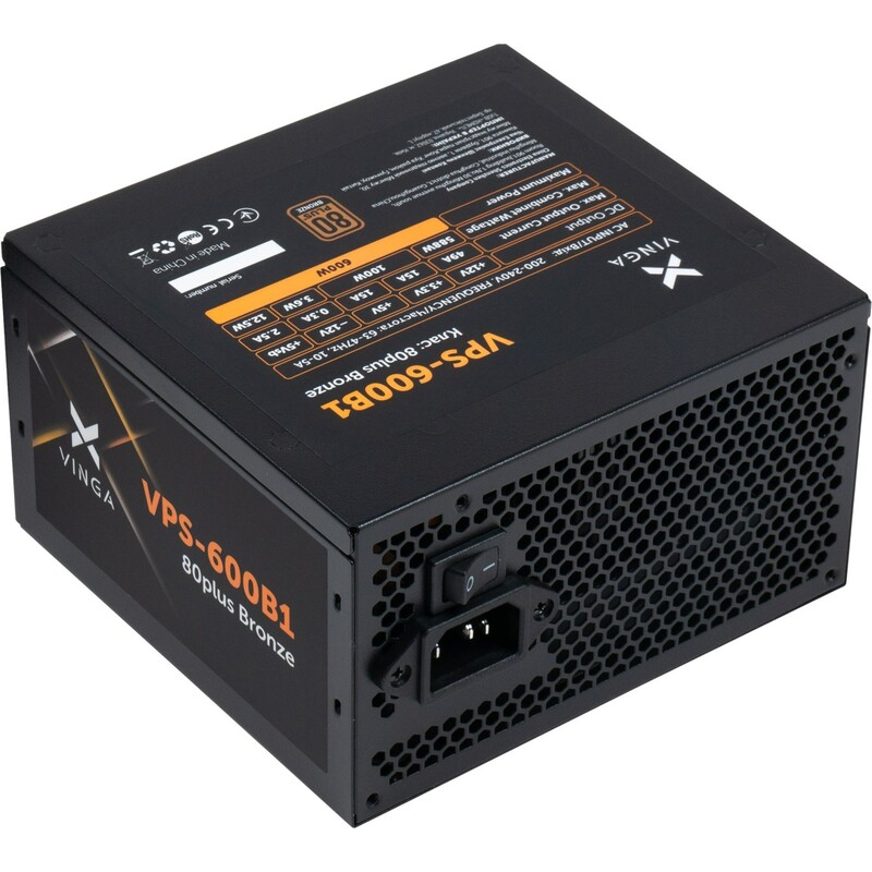 Блок живлення Vinga 600W (VPS-600B1)