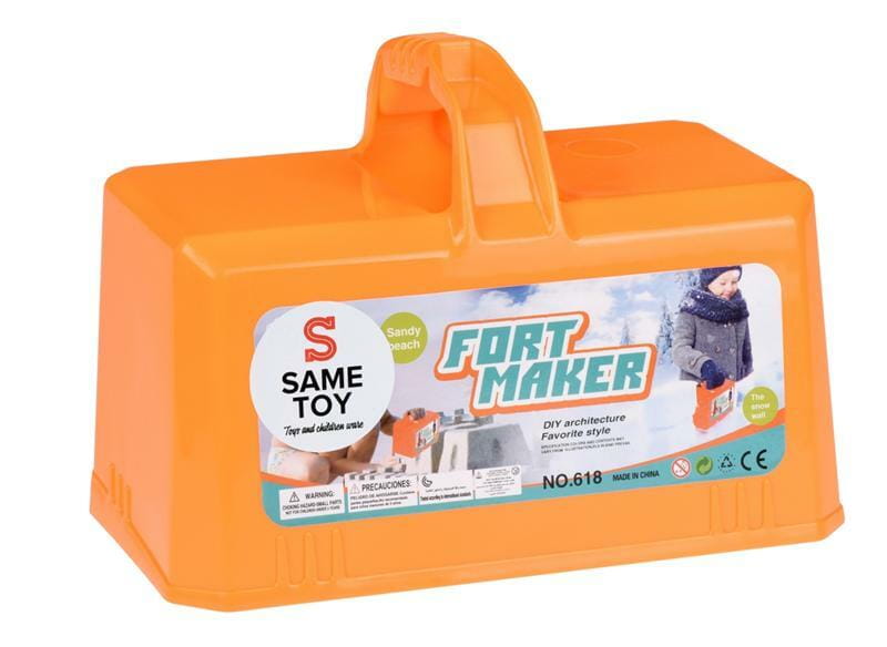 Игровой набор 2 в 1 Same Toy Snow Fort Maker Orange (618Ut-2)