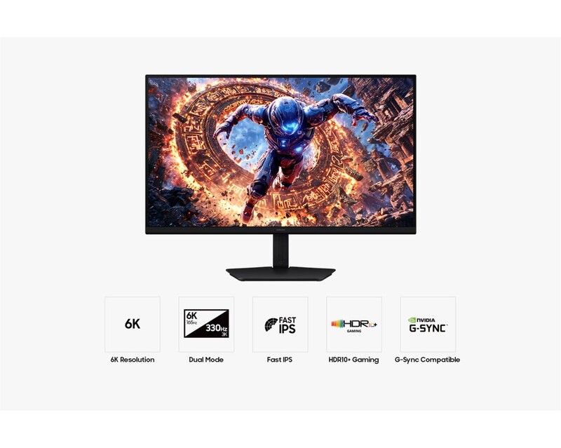 Монитор Samsung 32" Odyssey Gaming G80HS (LS32HG802ESXUA) IPS Black 165Hz