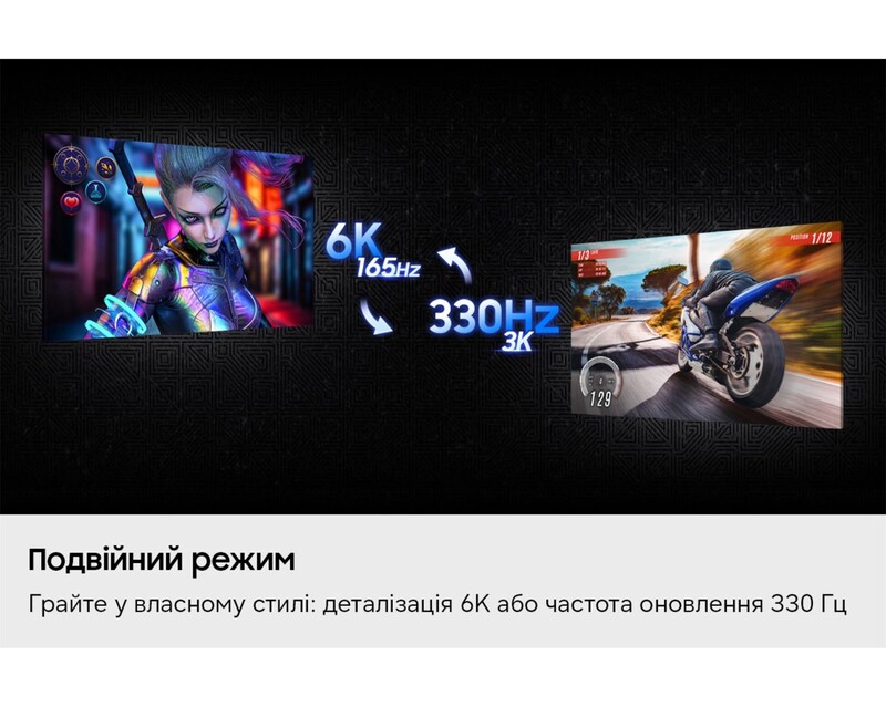 Монитор Samsung 32" Odyssey Gaming G80HS (LS32HG802ESXUA) IPS Black 165Hz