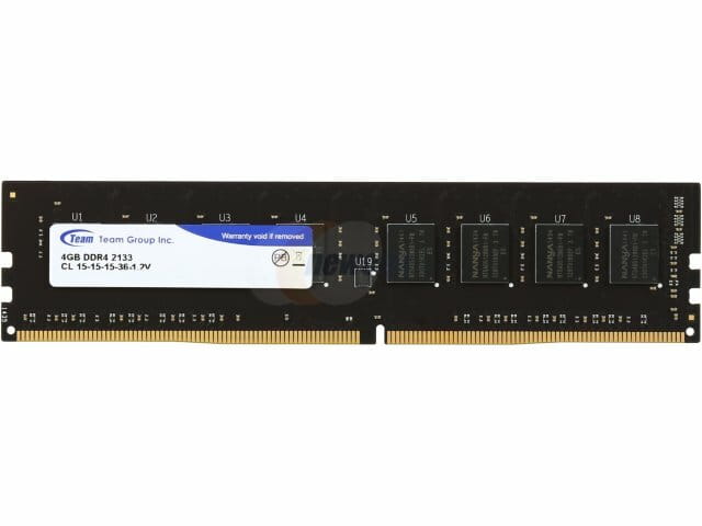 Модуль памяти DDR4 4GB/2133 Team Elite (TED44G2133C1501)