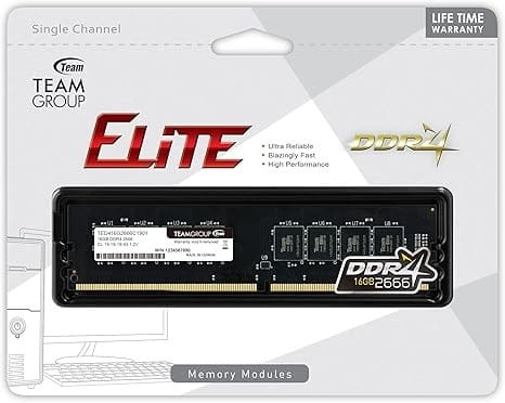 Модуль памяти DDR4 16GB/2666 Team Elite (TED416G2666C1901)