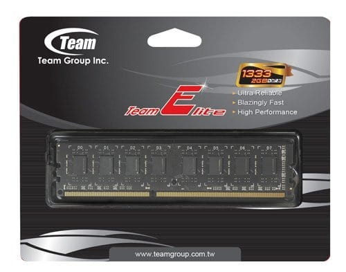 Модуль памяти DDR3 4GB/1333 Team Elite (TED34G1333C901)