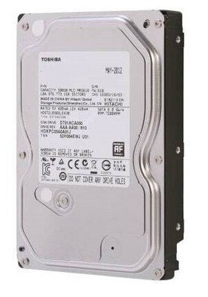 Накопитель HDD SATA 500GB Toshiba 7200rpm 32MB (DT01ACA050) Refurbished