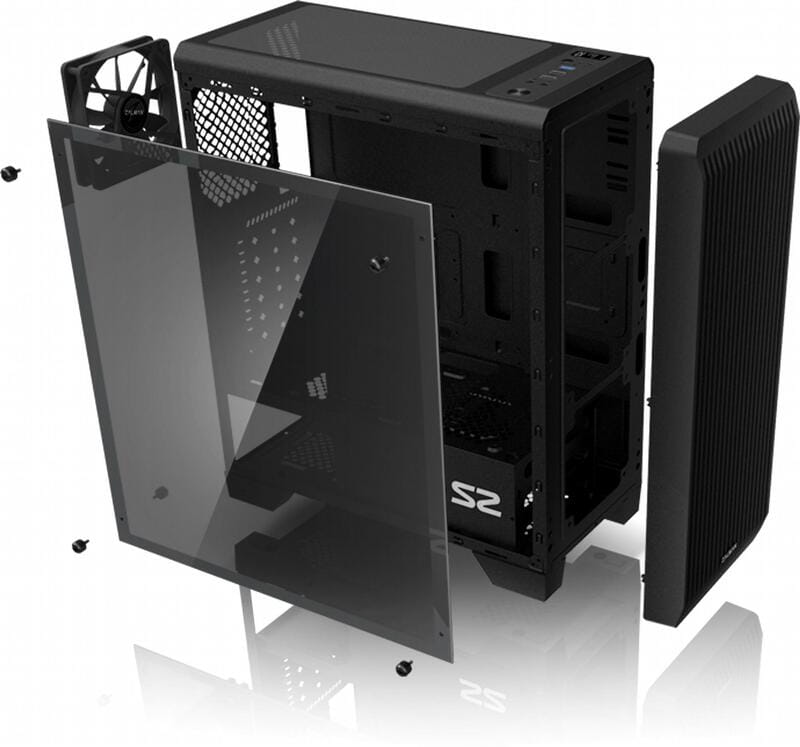 Корпус Zalman S2 TG Black без БЖ