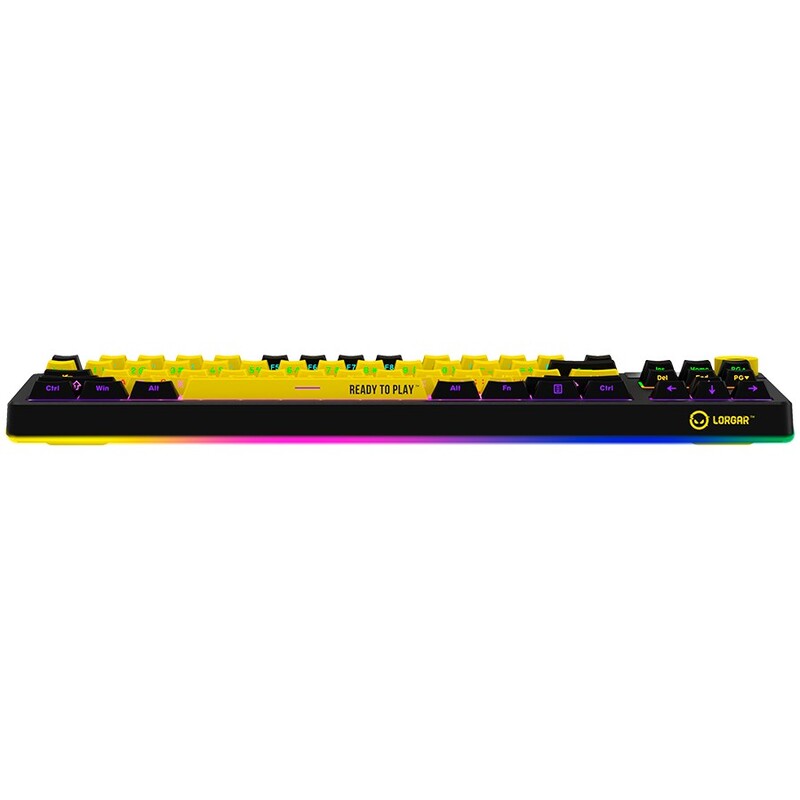 Клавіатура Lorgar Pro KBP70TKLW Wireless Black/Yellow (LRG-KBP70TKLW-YL-US)