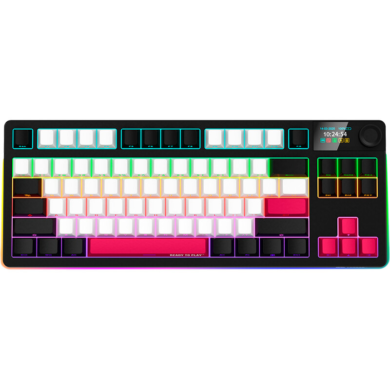 Клавіатура Lorgar Pro KBP70TKLW Wireless Black/Red (LRG-KBP70TKLW-BK-US)
