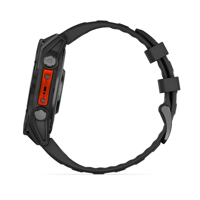 Смарт-часы Garmin Fenix 8 47mm AMOLED Slate Gray with Black Silicone Band (010-02904-00)