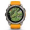 Фото - Смарт-часы Garmin Fenix 8 51mm AMOLED Sapphire Titanium with Spark Orange/Graphite Silicone Band (010-02905-11) | click.ua