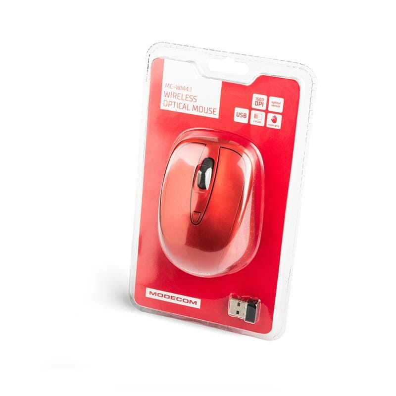 Мышь беспроводная Modecom MC-WM4.1 Red (M-MC-0WM4.1-500)