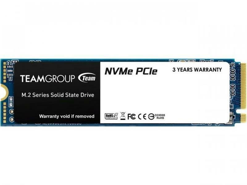 Накопитель SSD  256GB Team MP33 M.2 2280 PCIe 3.0 x4 3D TLC (TM8FP6256G0C101)