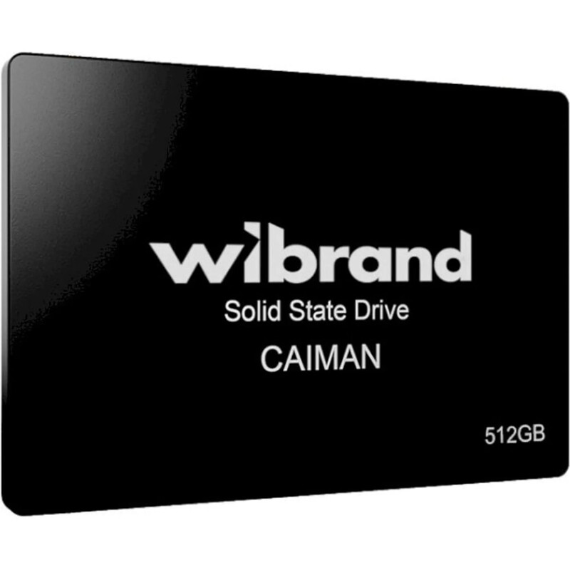 Накопичувач SSD 512GB Wibrand Caiman 2.5" SATA 3D NAND TLC (WI2.5SSD/CA512GBST)