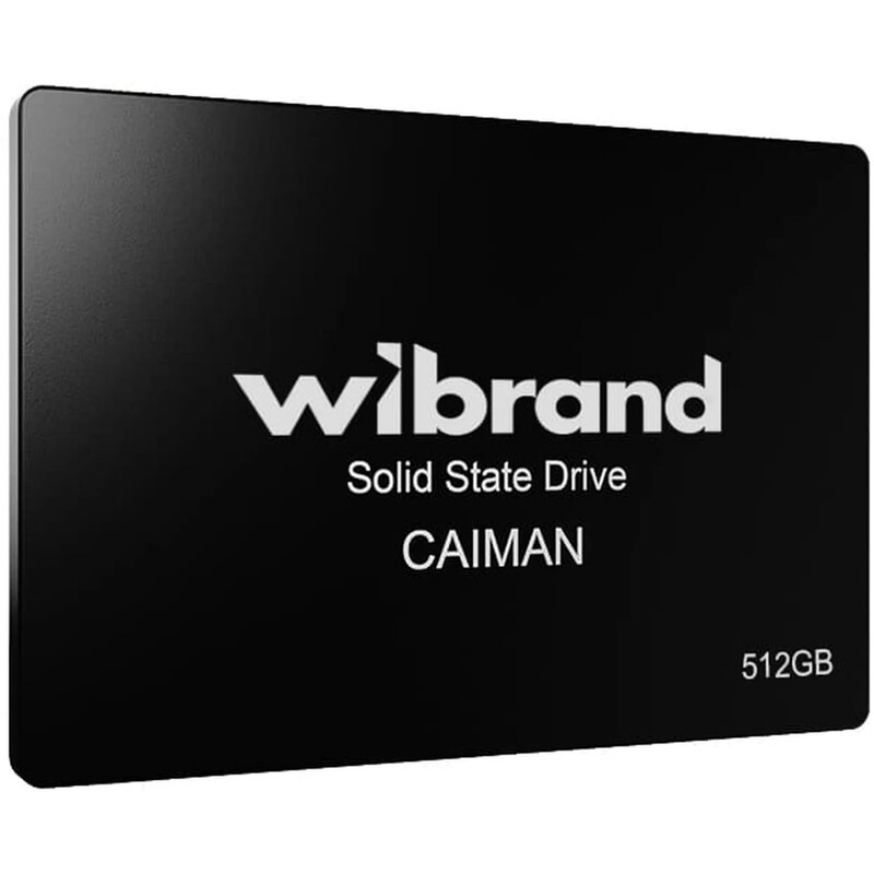 Накопичувач SSD 512GB Wibrand Caiman 2.5" SATA 3D NAND TLC (WI2.5SSD/CA512GBST)