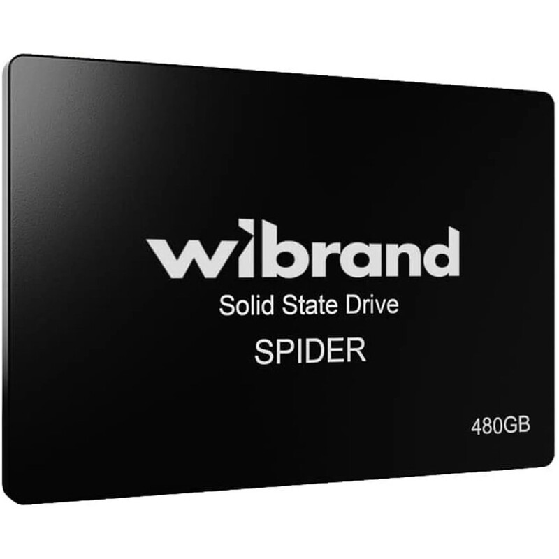 Накопичувач SSD 480GB Wibrand Spider 2.5" SATA 3D NAND TLC (WI2.5SSD/SP480GB)