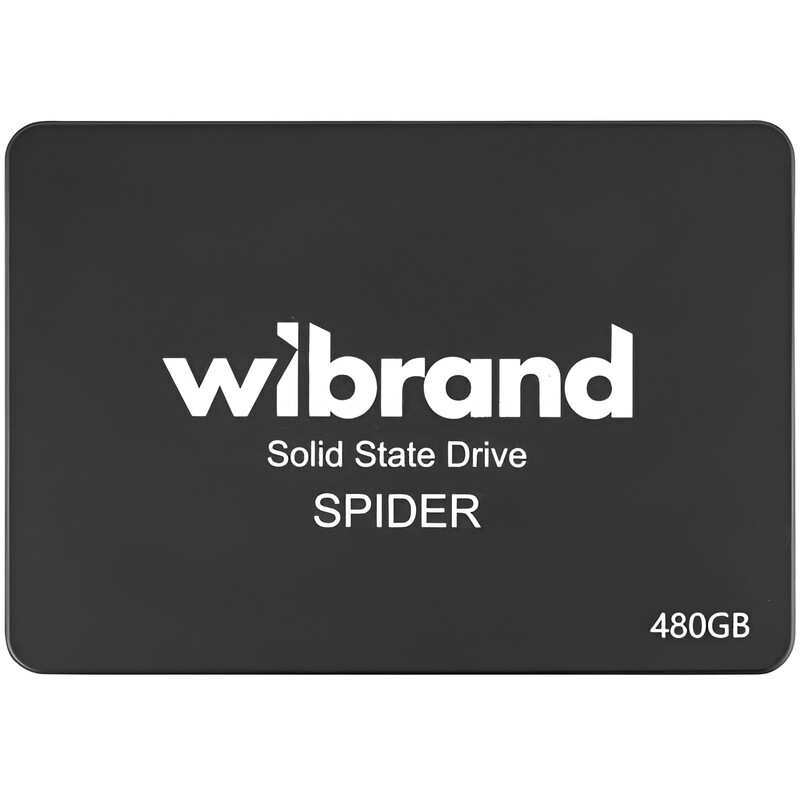 Накопичувач SSD 480GB Wibrand Spider 2.5" SATA 3D NAND TLC (WI2.5SSD/SP480GB)