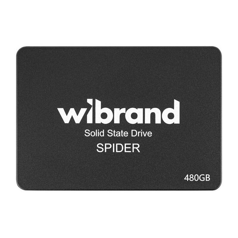 Накопичувач SSD 480GB Wibrand Spider 2.5" SATA 3D NAND TLC (WI2.5SSD/SP480GB)