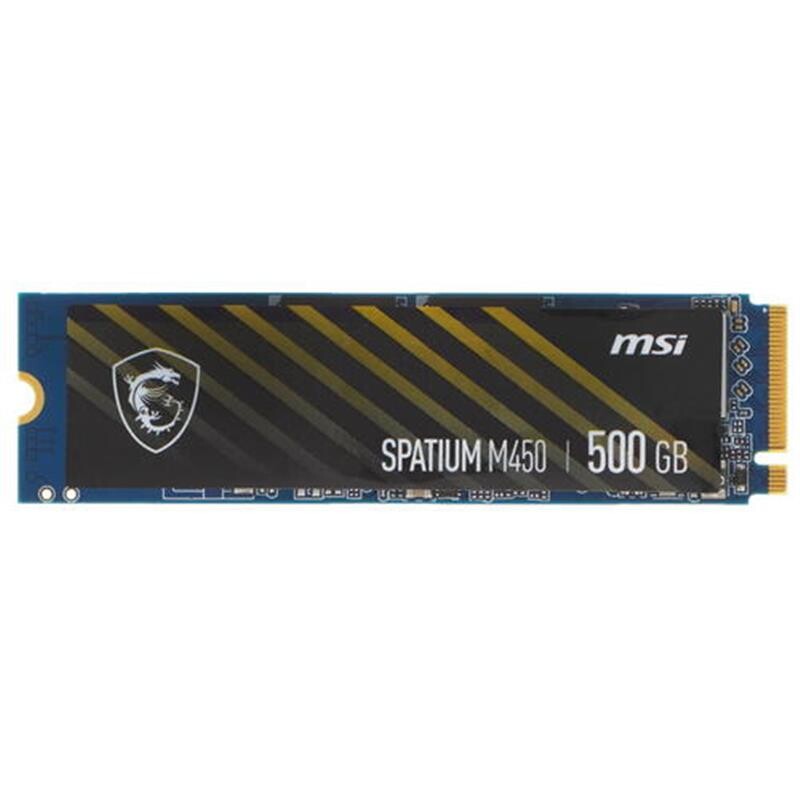 Накопитель SSD 500GB MSI Spatium M452 M.2 2280 PCIe 4.0 x4 NVMe 3D NAND TLC (S78-440K210-P83)
