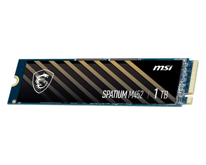 Накопитель SSD 1TB MSI Spatium M452 M.2 2280 PCIe 4.0 x4 NVMe 3D NAND TLC (S78-440L970-P83)