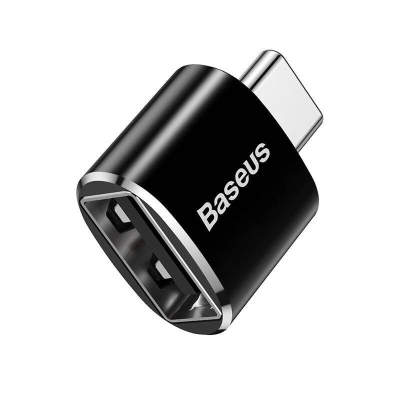 Адаптер Baseus USB-C-USB Black (CATOTG-01)