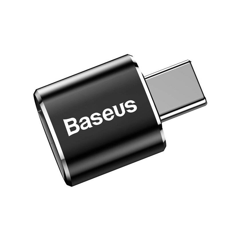 Адаптер Baseus USB-C-USB Black (CATOTG-01)