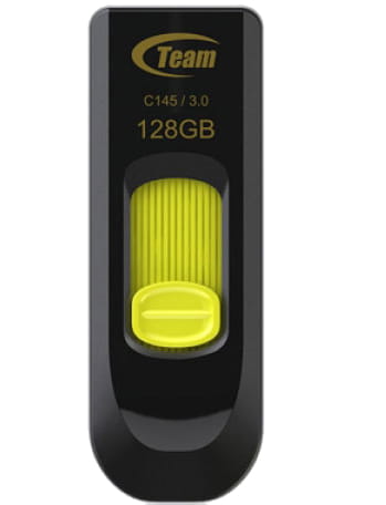 Флеш-накопитель USB3.0  128GB Team C145 Yellow (TC1453128GY01)