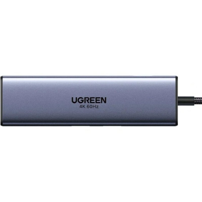 USB-хаб Ugreen CM512 USB Type-C - 2xUSB 3.0, USB-C, DisplayPort, RJ45, PD (75643)