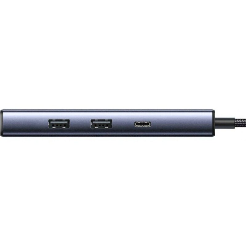 USB-хаб Ugreen CM512 USB Type-C - 2xUSB 3.0, USB-C, DisplayPort, RJ45, PD (75643)