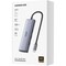 Фото - USB-хаб Ugreen CM512 USB Type-C - 2xUSB 3.0, USB-C, DisplayPort, RJ45, PD (75643) | click.ua