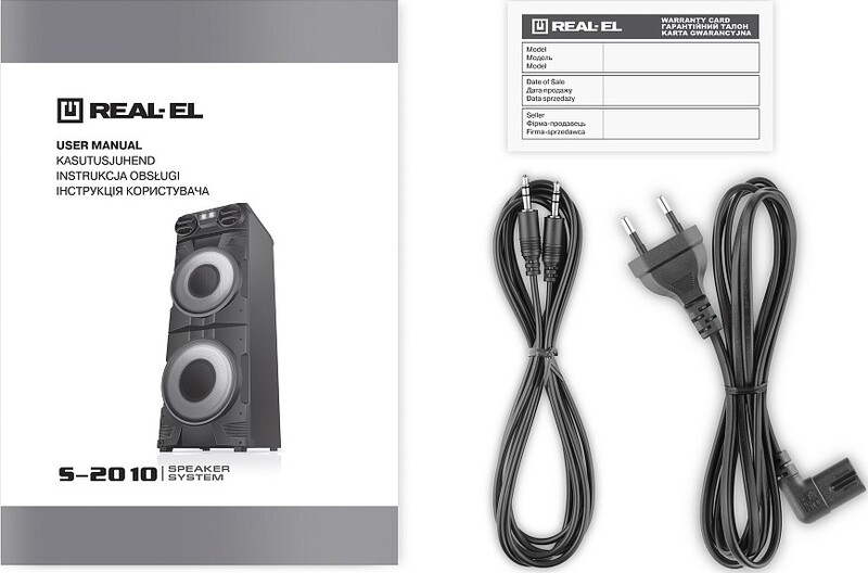Акустична система REAL-EL S-2010 Black